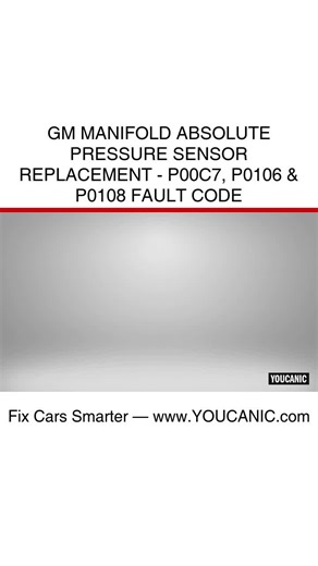 Reemplazo del sensor de presión absoluta del colector GM