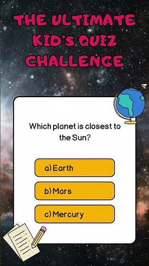 Can You Answer These 6 Fun Quiz Questions? 🧠✨ | Kids Quiz Challenge! #brainboost #smartkids