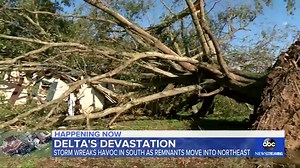 Aftermath of Hurricane Delta