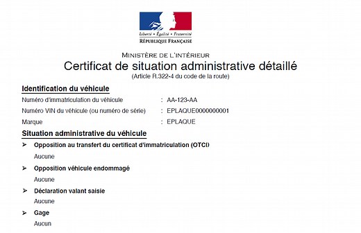 Certificat de non gage gratuit en ligne : comment l'obtenir 2025