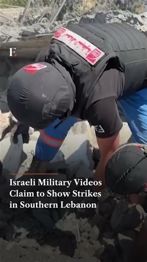 Israeli Military Videos Claim To Show Strikes in Southern Lebanon | Firstpost News | N18G