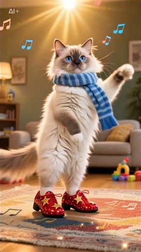 Timo the Cat and the Singing Shoes 🐱🎵 | Fun Cat Story for Kids | #Shorts