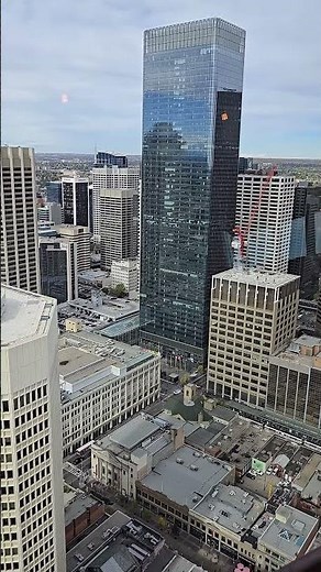 Calgary Tower view of the tallest building in Calgary (Brookfield Place)