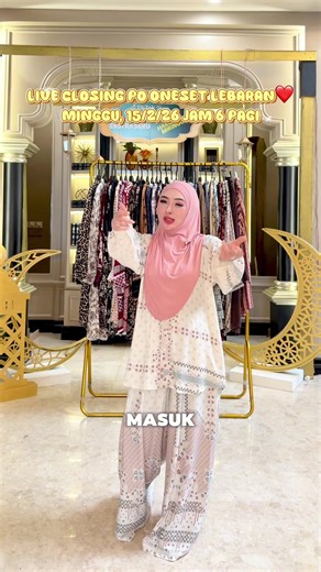 Live Closing PO Baju Lebaran di TikTok Shop