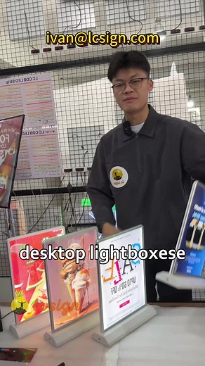 Rechargeable LED Light Box for Small Businesses