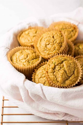 Healthy Zucchini Lemon Muffins