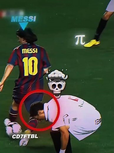 How Messi Did That 😨 #messi #messiskills