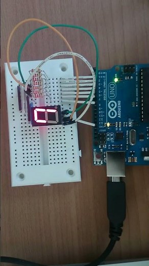 Arduinoで7セグLEDのカウントアップ(1桁)〜Arduino電子工作超入門第8回
