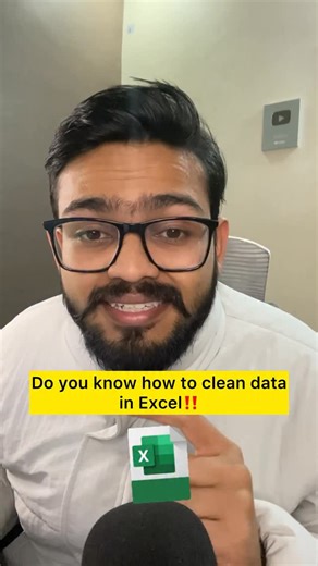 Vishal Aggarwal on Instagram: "How to Clean Data in Excel | Excel Amazing Trick #excel #exceltips #reels #microsoftexcel"