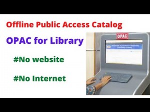 How to make OPAC | offline Searchable catalog for Library | Library Management System