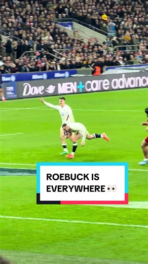 Started by Roebuck ➡️ finished by Roebuck | #englandrugby #rugby #sixnations