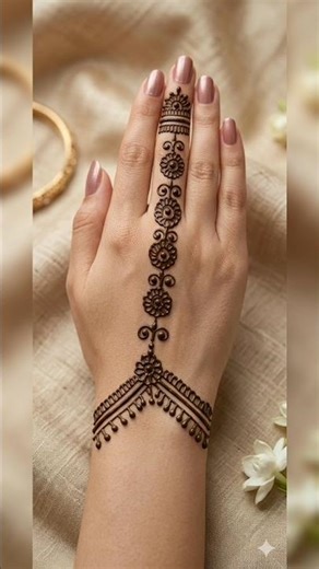 💖 Trending Mehndi Design 2026 | Easy & Beautiful Back Hand Mehndi | jewellery style henna designs 🎀💗