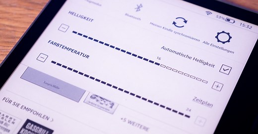 Kindle: Schriftgröße & Helligkeit ändern – so gehts