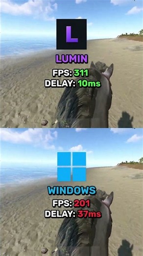 Lumin vs Windows Rust Test #Shorts 094