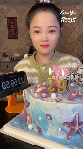 29K views · 461 reactions | Happy Birthday To Me拾 #happybirthday #cake #dessert #mukbang #partytime | Xiaoyu ASMR | Facebook