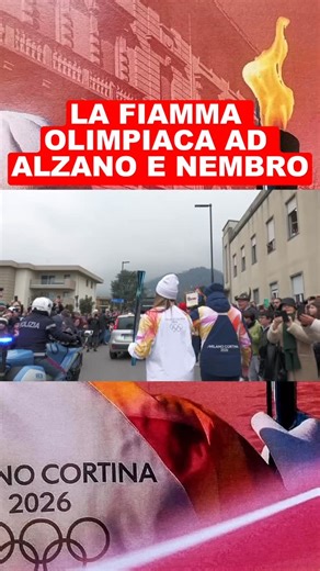 la fiamma olimpica è passata ieri ad Alzano Lombardo e Nembro. Ad accoglierla: Michela Moioli, campionessa olimpica🥇 | MyValley.it
