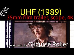 UHF (1989) 35mm film trailer, scope 4K