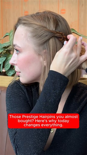 The Prestige Hairpin that will make your life a lot easier. - Elegant design inspired by Parisian innovation - Perfect hold thanks to an adapted curvature and a unique locking mechanism - Made of high-quality acetate to protect your hair - Variety of sizes for all hair types 🌟 Transform your hair routine with Lialys and shine with confidence | Lialys