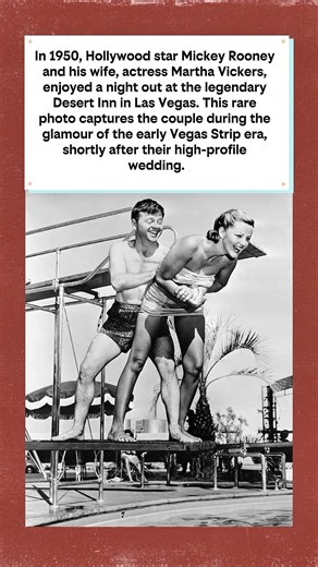 Mickey Rooney and Martha Vickers in Vegas (1950) 🎲