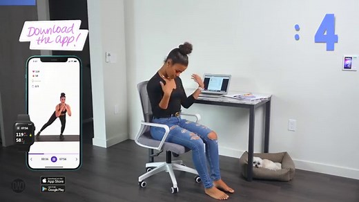 I Tried This 5-Minute Desk Ab Workout, and the Chair Twist Was Surprisingly Intense!