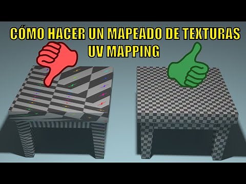 TUTORIALES BLENDER - Cómo hacer un mapeado de texturas - Mapeo UV Unwrapping en español Parte 12