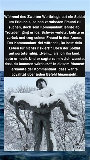 Kann die Loyalität eines Soldaten mehr zählen als jeder militärische Befehl?