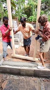 Excellent Door Frame Installation👷💯 #doorframeinstallation #PerfectFit #newdoorinstal #craftmanship #constructionlife #HomeImprovement #contractor #renovation #cementplaster #finishingwork #homerenovation #interiordesign #reels #facebookreels #SkilledTrades | Dream home maker SKM