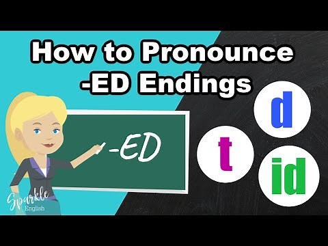 How to Pronounce -ED in English | ED Pronunciation of Regular Verbs in the Past | Sparkle English