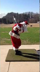 Golf Lesson for Santa Claus