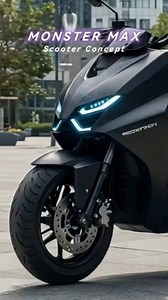 68K views · 852 reactions | Monster Max scooter BISA JALAN SENDIRI !! #scooter #concept #modification #suzuki #burgmanstreet #pcx #design #nmax #pcx | Rizal Rio | Facebook