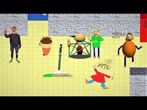 BALDI'S FRIENDS ARE IN 2D!! | Baldi's Basics Education and Learning 2D Gameplay