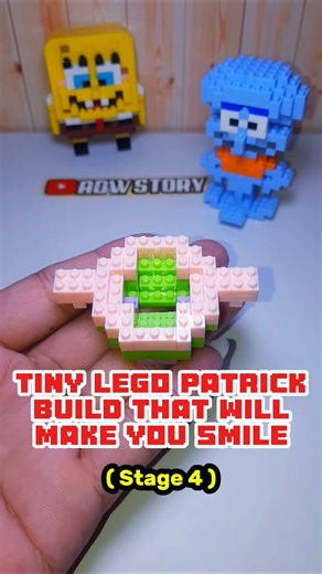 Tiny LEGO Patrick Build That Will Make You Smile #shorts