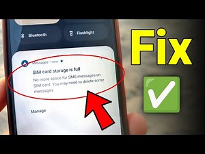SIM Card Storage Full? Fix "No More Space for SMS" Issue Easily!