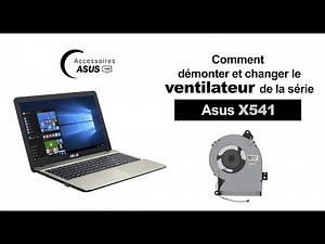 Asus X541 series: How to Remove and Change the Fan