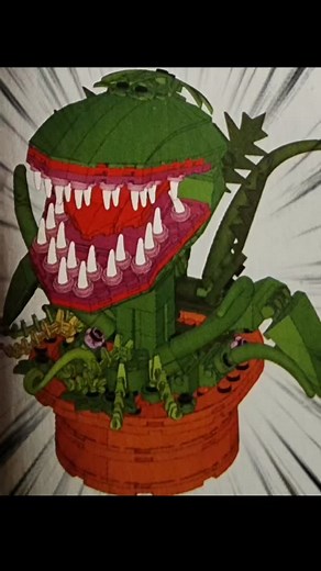Pirahna Flower building block set (aka Audrey II) complete. 342 pieces non-lego set. #BuildingBlocks #LittleShopofHorrors #Audrey2 | Helena Young | Facebook