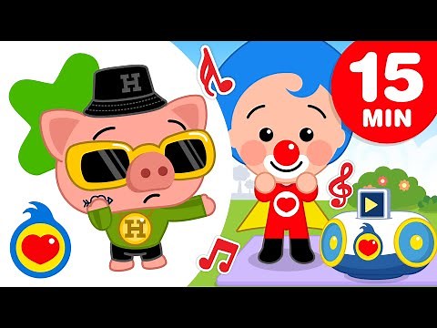 A Ram Sam Sam | Y Más Canciones Infantiles para Bailar (15 Min) | Plim Plim