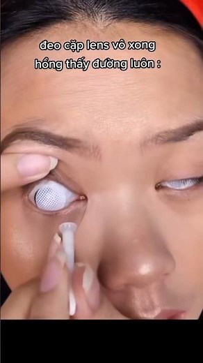 SỢ NHA TRỜI ...How Do People See With These?! 😵‍💫 #mylinhmakeup
