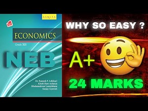 NEB Economics A+ Guaranteed!🔥 24 Marks from These Fixed Questions 🤯📚