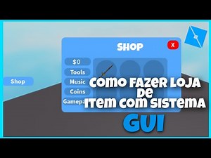 Como fazer loja de item com GUI | Roblox 2021|