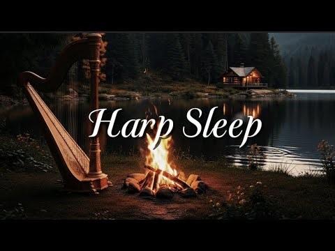Relaxing Harp Sleep | Stress Relief Music for Study, Sleep & Meditation & Beautiful Harp Covers