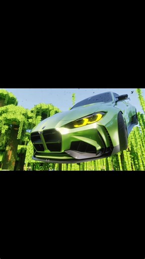 Minecraft But I add AMAZING BMW Mod #mincraftshort #minecraft #bmwm5