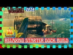 Building a Starter Dock in Valheim — Relaxing (2026)