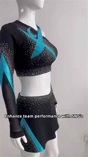 All Star Cheer Practice Uniform Custom Cheerleading Training Wear Girls Youth Adult Sideline Team Outfit Sublimated Set