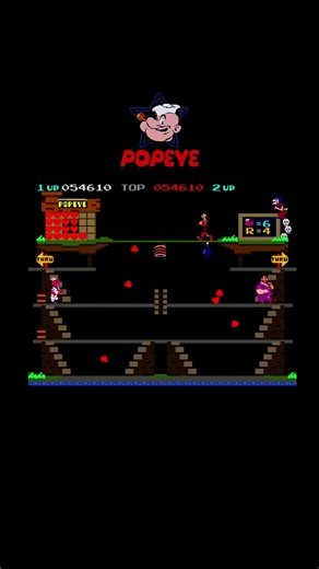 Popeye 04 – Classic Arcade Gameplay#shorts