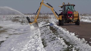 Boom Mounted Snow Blower - Tractor Attatchments - Diamond Mowers