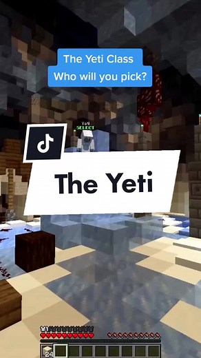 Yeti and the Piggyback in Enchanted Skies Minecraft Server