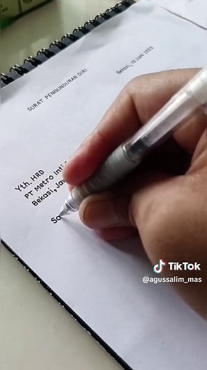 Contoh Surat Pengunduran Diri/Resign yang Baik dan Benar