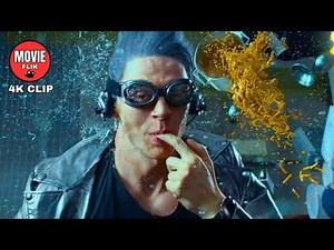 Quicksilver Slow Motion Scene | X-Men: Days of Future Past (2014) | 4K Movie Clip