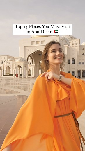 Umut ilkaya on Instagram: "Top 14 Places to Visit in Abu Dhabi 🇦🇪😍 Send someone you want to visit Abu Dhabi Together ❤️ And don’t forget to Save for your next trip 🚙 Here is the list of must visit places in Abu Dhabi 1. jubail mangrove park 2. Emirates Palace 3. Al Ain Zoo 4. The National Aquarium 5. jebel hafeet mountain 6. louvre museum Abu Dhabi 7. Al Ain Oasis 8. fossil dunes Abu Dhabi 9. Emirates park zoo 10. Qasr Al Watan 11. Ferrari world 12. Sheikh Zayed Grand Mosque 13.Abu Dhabi Cor