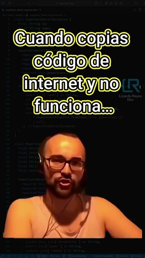 Cuando copias código de Internet y no funciona... #meme #programacion #xokas